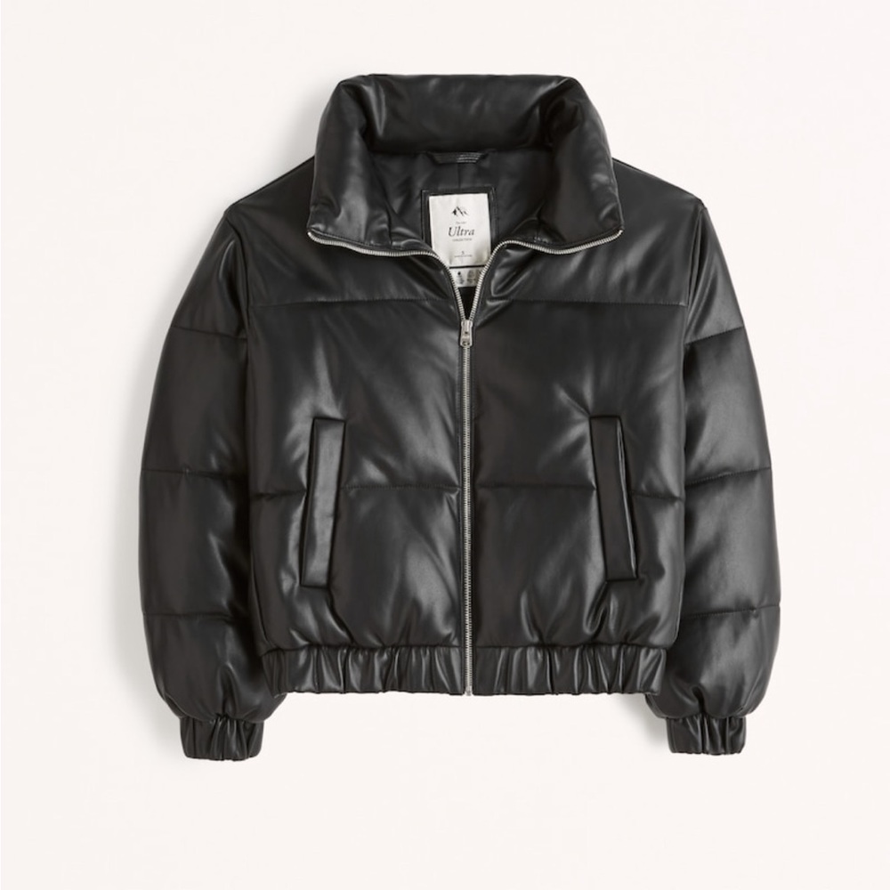 NWT ABERCROMBIE Ultra mini puffer S black